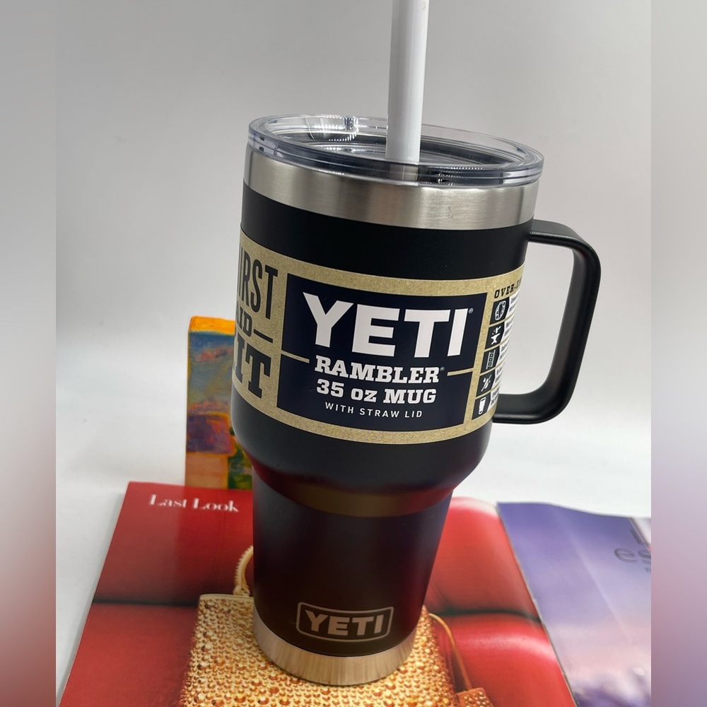 NEW YETI 35 oz. Rambler Straw Mug